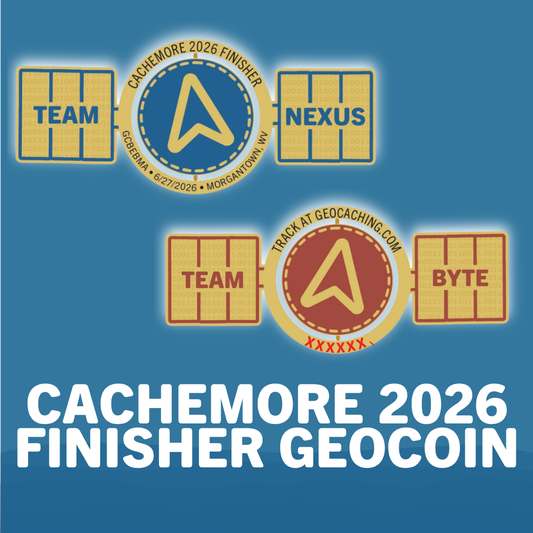 CacheMore 2026 Finisher Geocoin